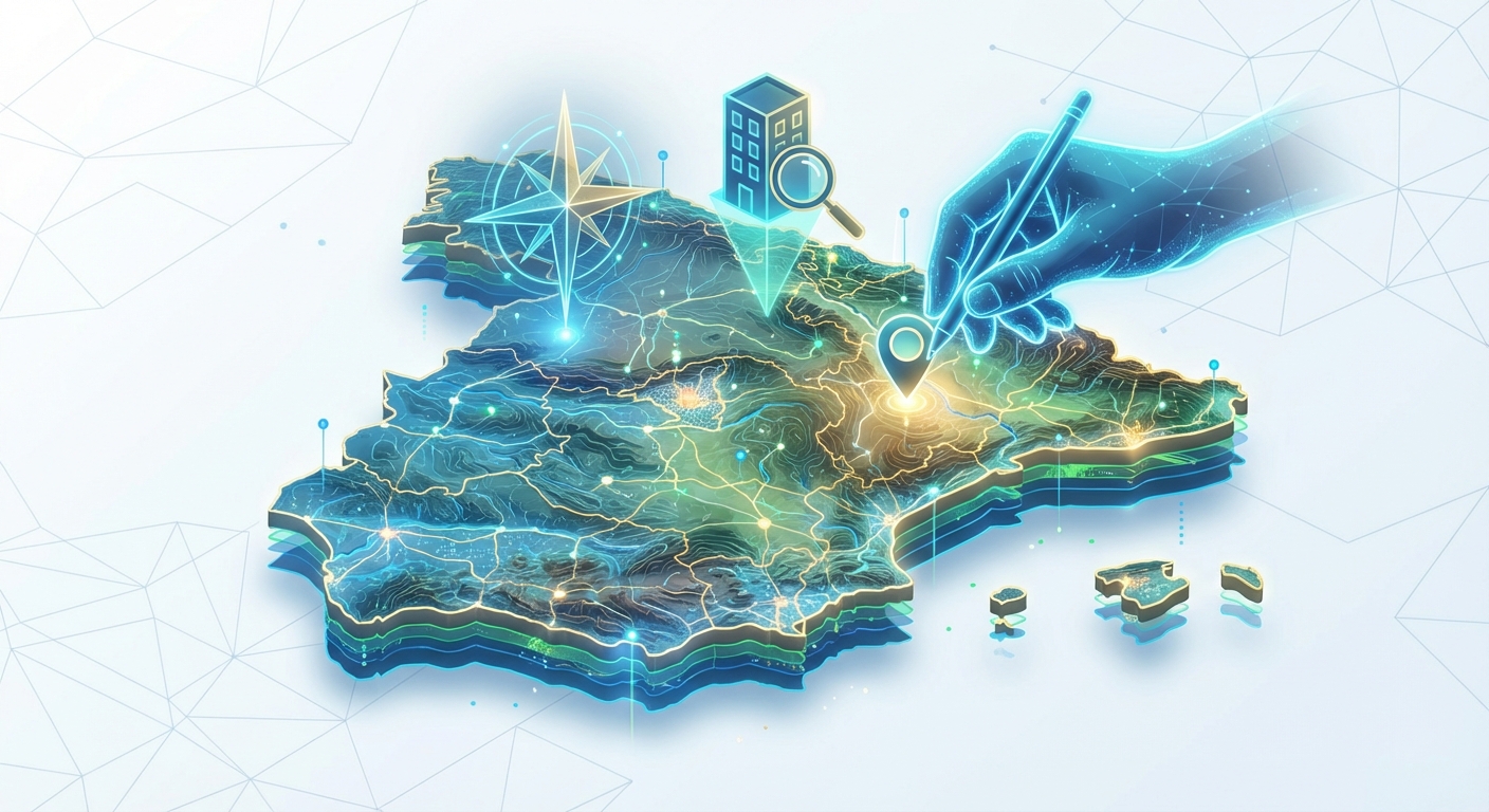La cartografía como base para elegir la ubicación de un proyecto